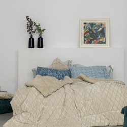 ΔΙΑΚΟΣΜΗΤΙΚΗ ΜΑΞΙΛΑΡΟΘΗΚΗ NADINE 50X50 NADINE/2 CREAM