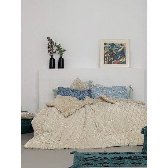 ΔΙΑΚΟΣΜΗΤΙΚΗ ΜΑΞΙΛΑΡΟΘΗΚΗ NADINE 50X50 NADINE/2 CREAM