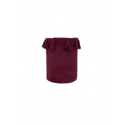ΔΙΑΚΟΣΜΗΤΙΚΟ ΚΑΛΑΘΙ ΜΕ ΧΕΡΟΥΛΙΑ HOME DECOR 30X40 FABIAN BORDEAUX