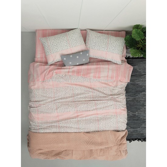 ΣΕΤ ΜΟΝΑ ΣΕΝΤΟΝΙΑ FASHION LIFE 170X260 FL6175 ΧΩΡΙΣ ΛΑΣΤΙΧΟ