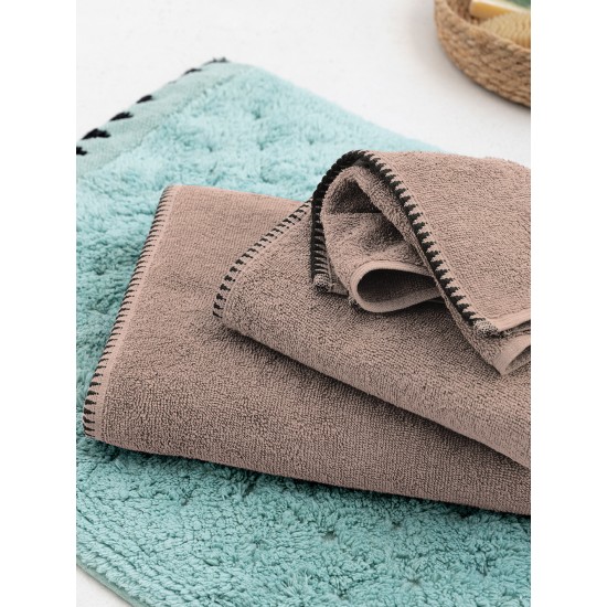 ΣΕΤ ΠΕΤΣΕΤΕΣ TOWELS COLLECTION BROOKLYN TAUPE