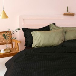 ΣΕΤ ΥΠΕΡΔΙΠΛΑ ΣΕΝΤΟΝΙΑ 240X270 SATEEN RIGA BLACK