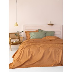ΣΕΤ ΥΠΕΡΔΙΠΛΑ ΣΕΝΤΟΝΙΑ 240X270 SATEEN RIGA CARAMEL