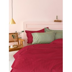 ΣΕΝΤΟΝΙ ΥΠΕΡΔΙΠΛΟ 240X270 SATEEN RIGA BORDEAUX