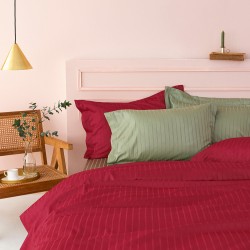 ΣΕΝΤΟΝΙ ΥΠΕΡΔΙΠΛΟ 240X270 SATEEN RIGA BORDEAUX