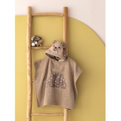 PONCHO KIDS BATH TEDDY