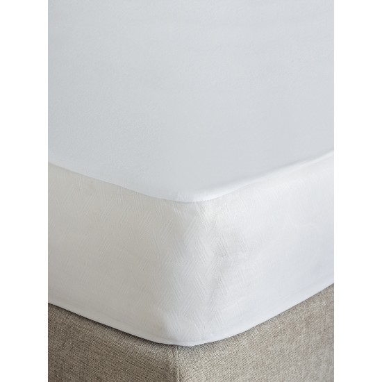 ΚΑΛΥΜΜΑ ΗΜΙΔΙΠΛΟ WHITE COMFORT 100X200+35 JERSEY WATERPROOF