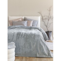 ΚΟΥΒΕΡΤΑ ΒΕΛΟΥΤΕ 160X220 DREAM VELOUR/3 ASH