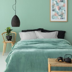 ΚΟΥΒΕΡΤΑ ΒΕΛΟΥΤΕ 220X240 DREAM VELOUR/3 GREEN