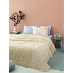 ΓΟΥΝΑ ΜΕ ΓΕΜΙΣΗ ΔΙΠΛΗ 220X240 ETTA ECRU