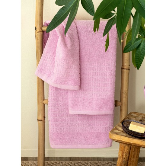 ΠΕΤΣΕΤΑ ΠΡΟΣΩΠΟΥ TOWELS COLLECTION 50X90 ROLL PINK