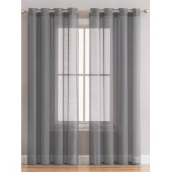 ΚΟΥΡΤΙΝΑ ΜΕ ΤΡΟΥΚΣ 140X260 BELE GREY