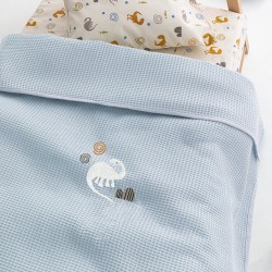 ΚΟΥΒΕΡΤΑ ΠΙΚΕ ΑΓΚΑΛΙΑΣ BABY BLANKETS 80X110 CANDY/2 BLUE