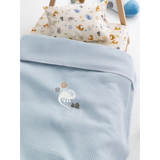 ΚΟΥΒΕΡΤΑ ΠΙΚΕ ΑΓΚΑΛΙΑΣ BABY BLANKETS 80X110 CANDY/2 BLUE