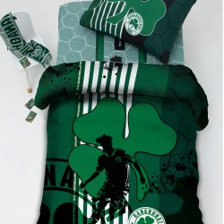 ΣΕΤ ΜΟΝΑ ΣΕΝΤΟΝΙΑ PANATHINAIKOS F.C. 170X260 FC11 ΜΕ ΛΑΣΤΙΧΟ