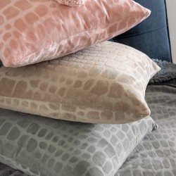 ΔΙΑΚΟΣΜΗΤΙΚΗ ΜΑΞΙΛΑΡΟΘΗΚΗ HOME DECOR 45X45 FLO GREY