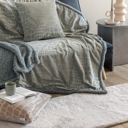 ΔΙΑΚΟΣΜΗΤΙΚΗ ΜΑΞΙΛΑΡΟΘΗΚΗ HOME DECOR 45X45 FLO GREY