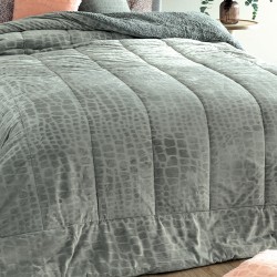 ΚΟΥΒΕΡΤΟΠΑΠΛΩΜΑ ΥΠΕΡΔΙΠΛΟ 220X240 FLO GREY