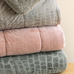 ΚΟΥΒΕΡΤΟΠΑΠΛΩΜΑ ΥΠΕΡΔΙΠΛΟ 220X240 FLO ROSE