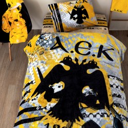 ΚΟΥΒΕΡΤΑ FLEECE ΜΟΝΗ DG 160X220 AEK