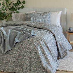 ΣΕΤ ΣΕΝΤΟΝΙΑ ΥΠΕΡΔΙΠΛΑ FLANNEL BEAUTY 240X265 FB0228 ΧΩΡΙΣ ΛΑΣΤΙΧΟ