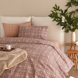 ΣΕΤ ΣΕΝΤΟΝΙΑ ΥΠΕΡΔΙΠΛΑ FLANNEL BEAUTY 240X265 FB0229 ΜΕ ΛΑΣΤΙΧΟ