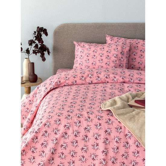ΣΕΤ ΣΕΝΤΟΝΙΑ ΥΠΕΡΔΙΠΛΑ FLANNEL BEAUTY 240X265 FB0231 ΜΕ ΛΑΣΤΙΧΟ