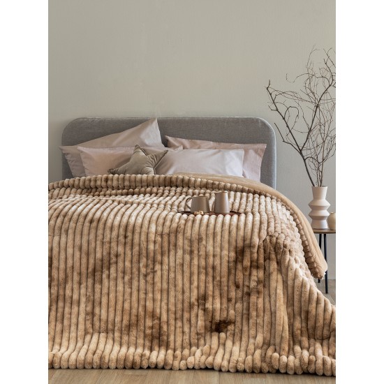 ΚΟΥΒΕΡΤΟΠΑΠΛΩΜΑ ΥΠΕΡΔΙΠΛΟ 220X240 TIDI/2 BEIGE