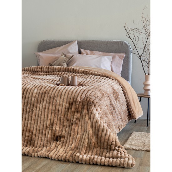 ΚΟΥΒΕΡΤΟΠΑΠΛΩΜΑ ΥΠΕΡΔΙΠΛΟ 220X240 TIDI/2 BEIGE