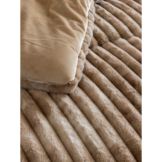 ΚΟΥΒΕΡΤΟΠΑΠΛΩΜΑ ΥΠΕΡΔΙΠΛΟ 220X240 TIDI/2 BEIGE