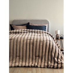 ΚΟΥΒΕΡΤΟΠΑΠΛΩΜΑ ΥΠΕΡΔΙΠΛΟ 230X250 CATE BEIGE
