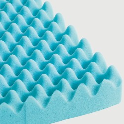 ΑΝΩΣΤΡΩΜΑ WHITE COMFORT 90X200+6 TOP FOAM 3D