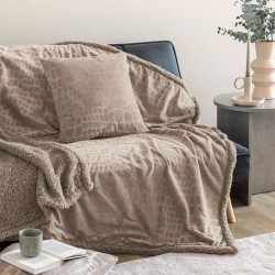 ΚΟΥΒΕΡΤΑ ΚΑΝΑΠΕ 160X240 FLO BEIGE