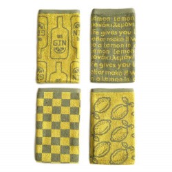 ΣΕΤ 4 ΠΕΤΣΕΤΕΣ ΚΟΥΖΙΝΑΣ KITCHEN TOWELS 40X60 JACK100