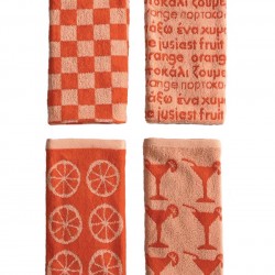 ΣΕΤ 4 ΠΕΤΣΕΤΕΣ ΚΟΥΖΙΝΑΣ KITCHEN TOWELS 40X60 JACK101