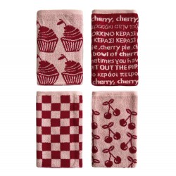 ΣΕΤ 4 ΠΕΤΣΕΤΕΣ ΚΟΥΖΙΝΑΣ KITCHEN TOWELS 40X60 JACK103