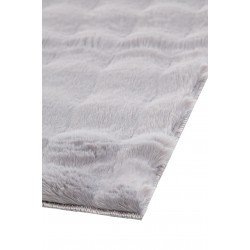 ΓΟΥΝΙΝΟ ΧΑΛΙ BUNNY BUBBLE GREY ROYAL CARPET - 67 X 140 CM