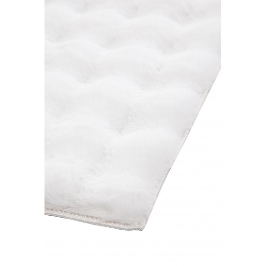 ΓΟΥΝΙΝΟ ΧΑΛΙ BUNNY BUBBLE WHITE ROYAL CARPET - 67 X 140 CM