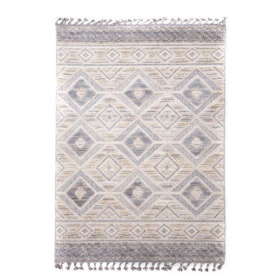 ΧΑΛΙ LA CASA 712B WHITE L.GRAY ROYAL CARPET - 200 X 290 CM