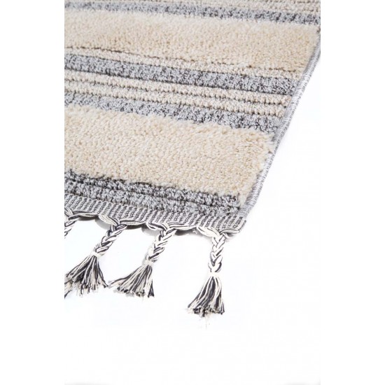 ΧΑΛΙ LA CASA 713A WHITE L.GRAY ROYAL CARPET - 200 X 250 CM