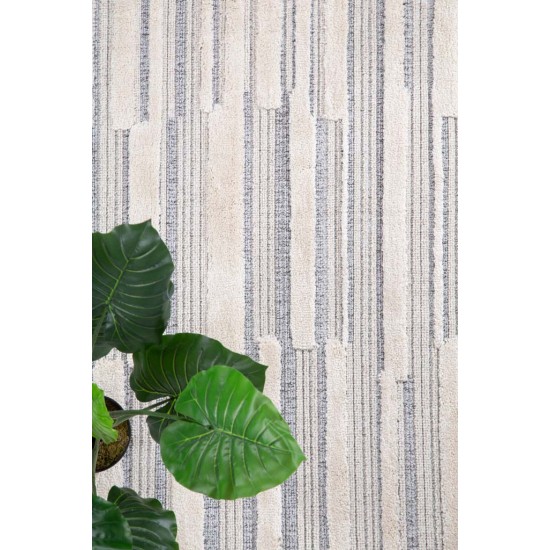 ΧΑΛΙ LA CASA 713A WHITE L.GRAY ROYAL CARPET - 200 X 250 CM