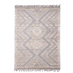 ΧΑΛΙ LA CASA 723A WHITE L.GRAY ROYAL CARPET - 160 X 230 CM