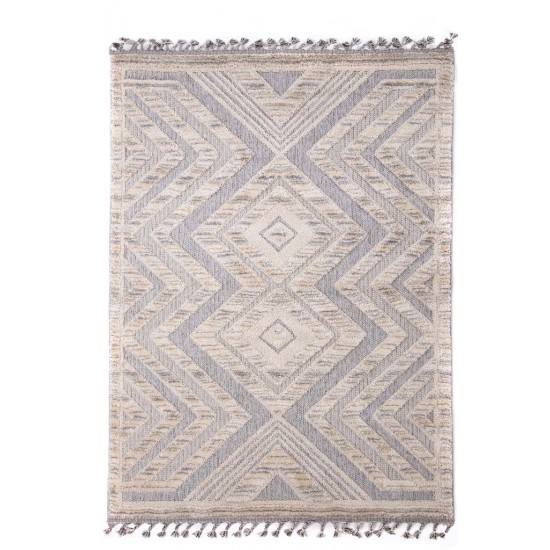 ΧΑΛΙ LA CASA 723A WHITE L.GRAY ROYAL CARPET - 200 X 290 CM