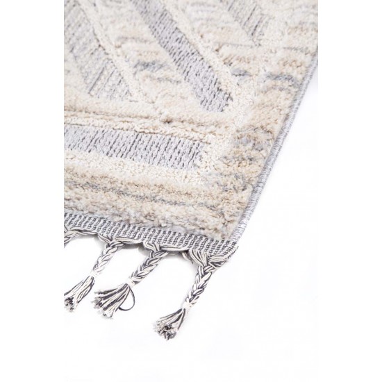 ΧΑΛΙ LA CASA 723A WHITE L.GRAY ROYAL CARPET - 200 X 290 CM
