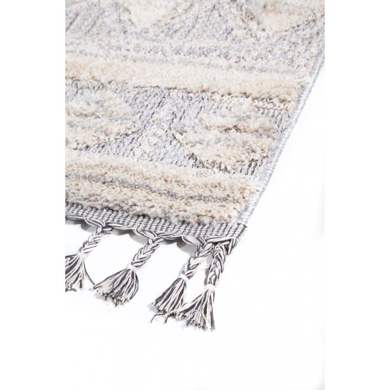 ΧΑΛΙ LA CASA 725A WHITE L.GRAY ROYAL CARPET - 200 X 290 CM