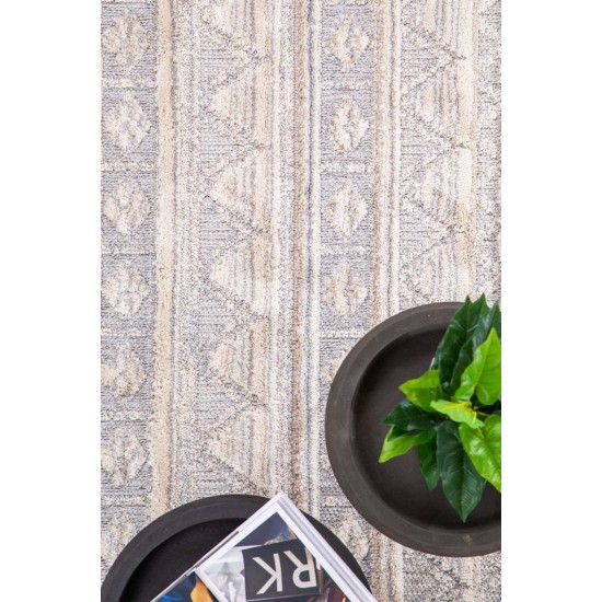 ΧΑΛΙ LA CASA 725A WHITE L.GRAY ROYAL CARPET - 200 X 290 CM