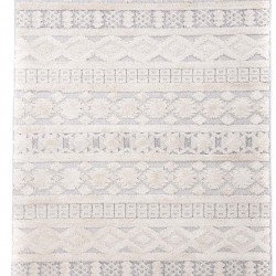 ΧΑΛΙ LA CASA 727A WHITE L.GRAY ROYAL CARPET - 200 X 290 CM