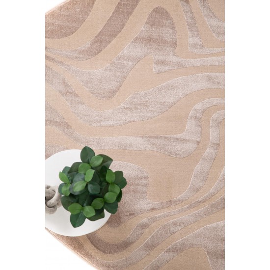 ΧΑΛΙ ORGANIC 265 BEIGE ROYAL CARPET - 160 X 160 CM