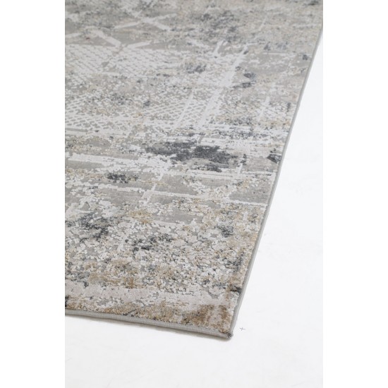 ΧΑΛΙ SILKY 344A GREY ROYAL CARPET - 70 X 140 CM