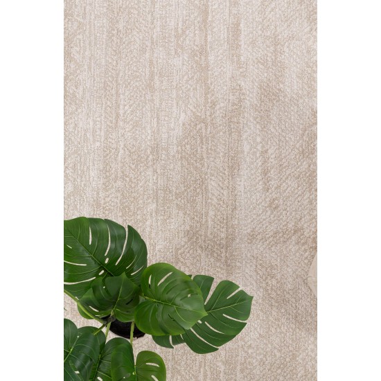 ΜΟΝΤΕΡΝΟ ΧΑΛΙ SOLID 1391 CREAM ROYAL CARPET - 160 X 230 CM